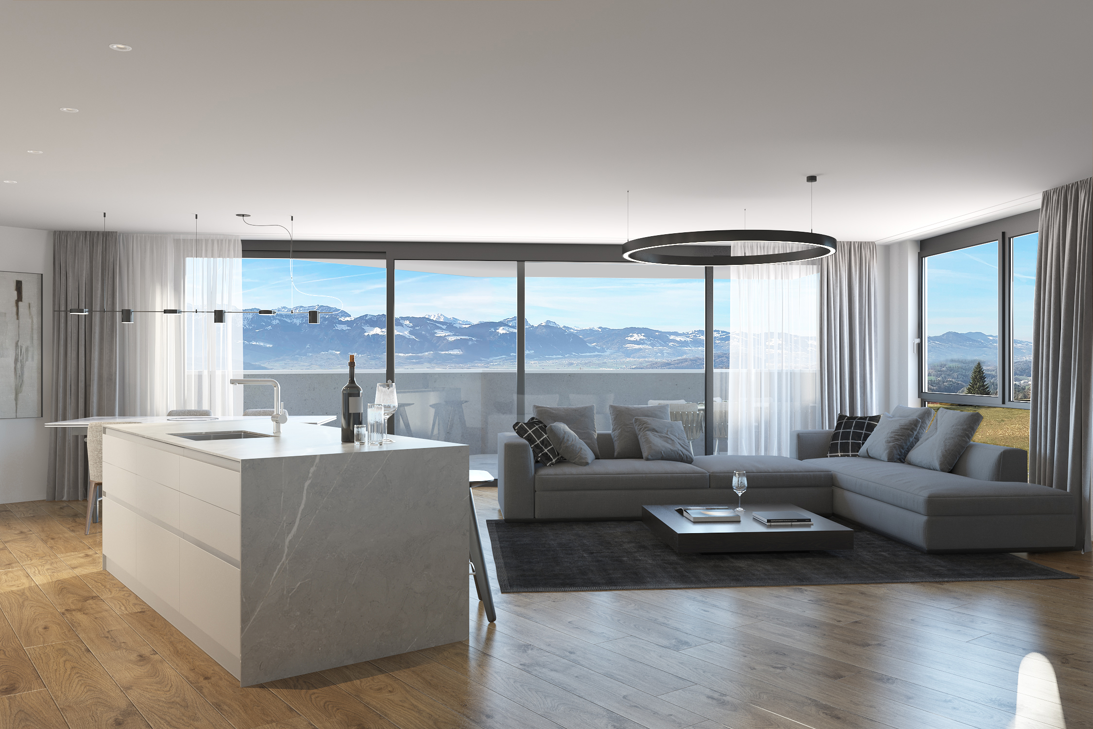 Wohnung Erdgeschoss West - Architektur Granula